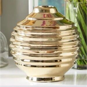 Baltz Stoneware Gold Vase